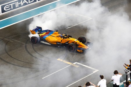 Fernando Alonso Abu Dabi Trompos