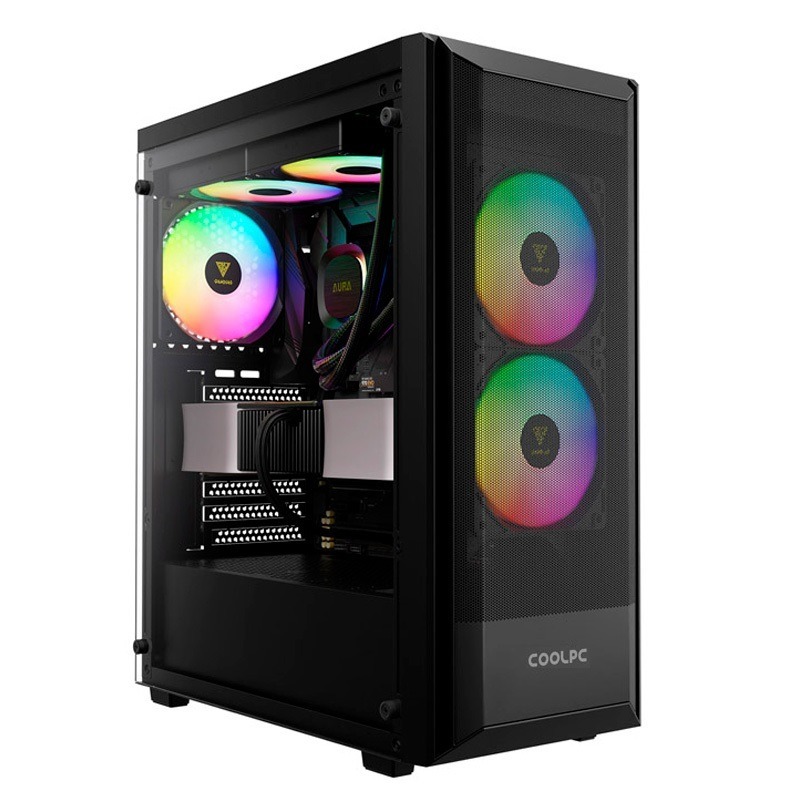 COOLPC Gamer V - Ryzen 5 5500 / GeForce RTX 5060 Ti 8Gb / 32GB DDR4 / NVMe 1Tb / W11