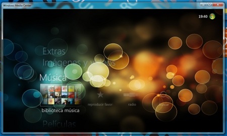 Como personalizar la apariencia del Media Center de Windows 7