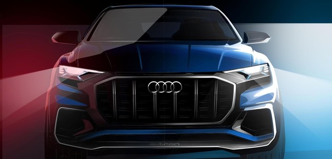 El Audi Q8 E-tron concept se prepara para Detroit