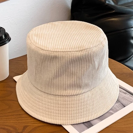 Chapéu Bucket Adulto Veludo Textura Regulagem Unissex 