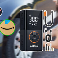 Con 399 pesos te llevas este compresor de aire que cabe hasta en la guantera por si se te baja una llanta