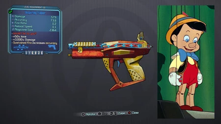 Borderlands 2 Pinocho Borderlands 2 Pinocho