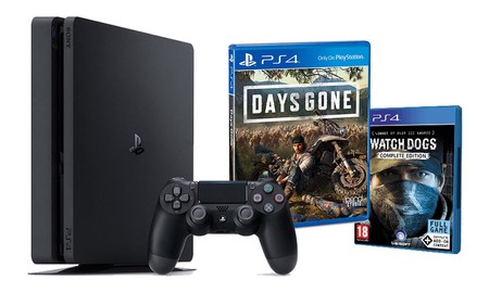 Por poco más de lo que cuesta sola, tienes una PS4 Slim de 500 GB con dos juegazos triple A en eBay