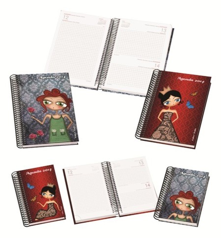 Dohe presenta sus agendas para el 2014 con diseños de Violeta Monreal y Esther Voltà