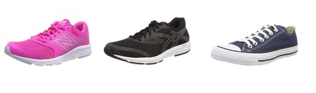 Ofertas en tallas sueltas de zapatillas New Balance, Asics y Converse por menos de 26 euros en Amazon