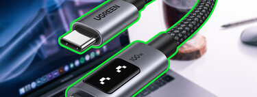 Amazon está rematando el cable USB-C de 100W y con carita de robot de UGREEN perfecto para cargar tu celular 
