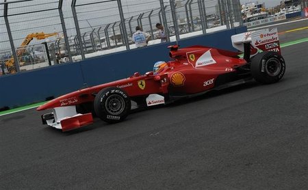 GP de Europa F1 2011: Fernando Alonso, error mediante, saldrá cuarto
