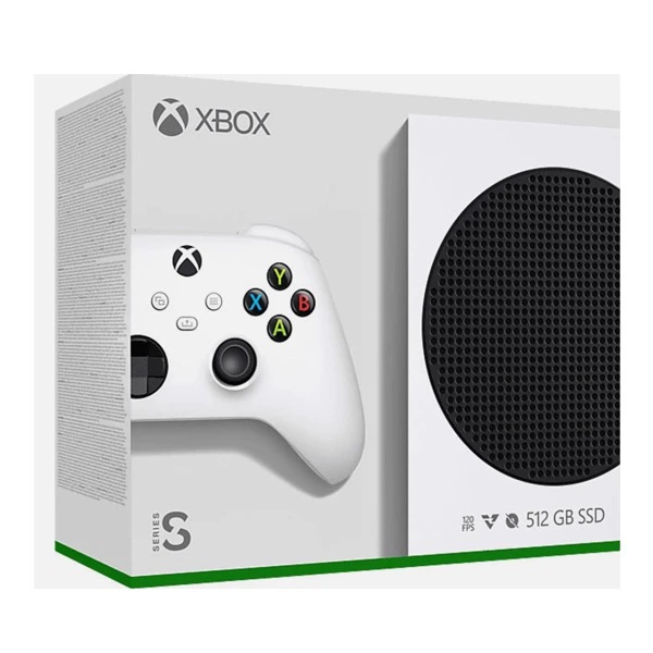 Consola - Microsoft Xbox Series S, 512 GB SSD, 1 Mando inalámbrico, Blanco