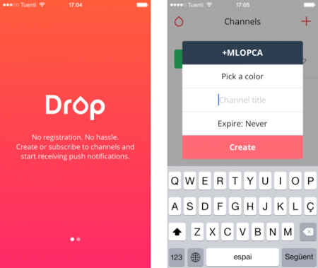 Ni RSS ni listas en Twitter: Drop te mantiene al corriente de lo que quieras con notificaciones