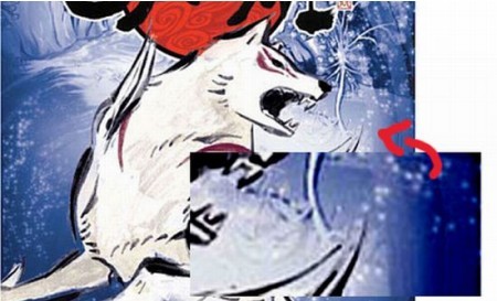 'Okami' para Wii, la marca de agua de IGN y la solución de Capcom