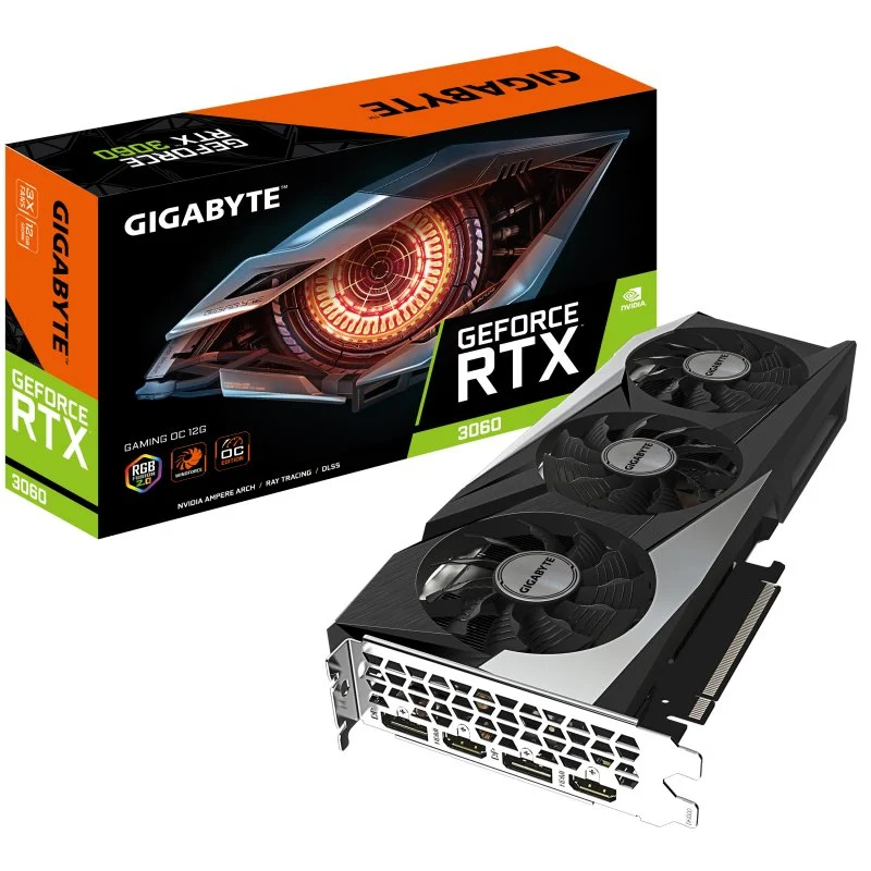 Gigabyte GeForce RTX 3060 GAMING OC 12GB GDDR6 Rev 2.0