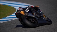 Marco Melandri ha sido el más rápido en unos test de Superbikes marcados por la lluvia en Jerez 