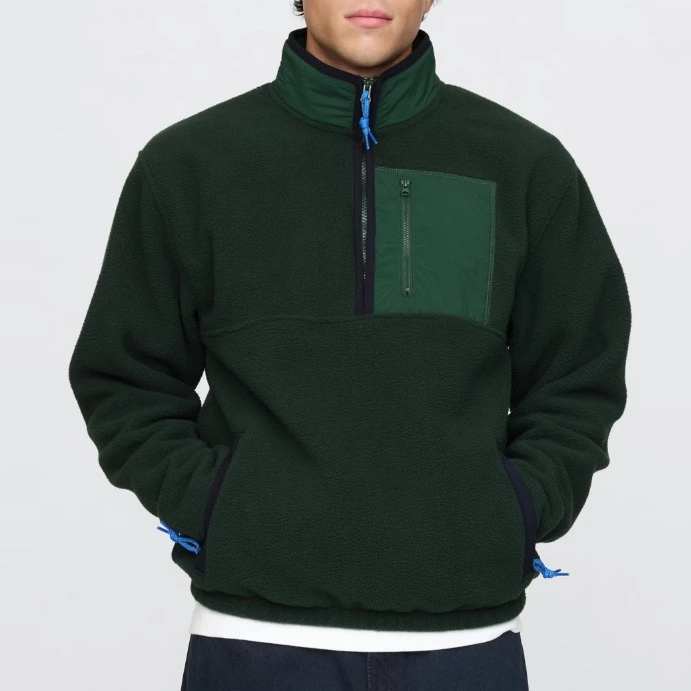 Gap Jersey de hombre manga larga con bolsillo en pecho