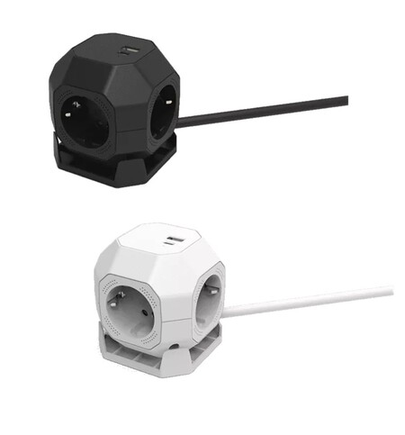 Cubo de enchufes múltiples Aldi