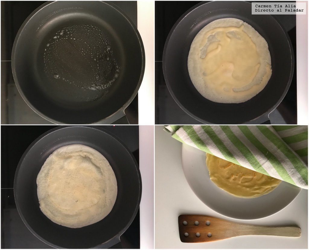 Crêpes. Receta de cocina fácil, sencilla y deliciosa