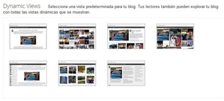 Blogger añade vistas dinámicas para mejorar la visualización