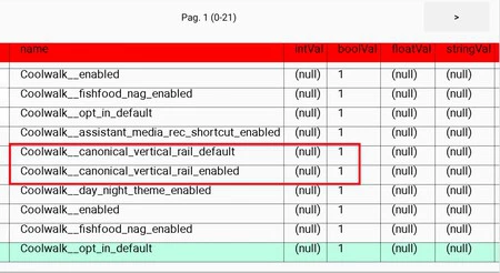 データベース内のオプションを有効にしたにもかかわらず、新しいインターフェイスを表示できませんでした