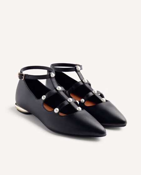 Zapatos Fiesta Vestir Planos Comodos Piel Elegantes Oficina