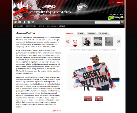 Racingpasión recibe nuevas evoluciones 2.0