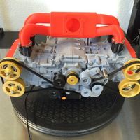 Si tienes una impresora 3D y un manual de instrucciones, tienes un motor Bóxer Subaru EJ20