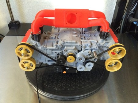 Si tienes una impresora 3D y un manual de instrucciones, tienes un motor Bóxer Subaru EJ20