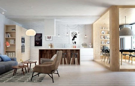 La espectacular decoración de un loft en San Petersburgo