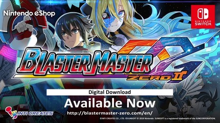 Blaster Master Zero 2 llega hoy mismo a Nintendo Switch. Jason y Sophia se van de tour por el espacio