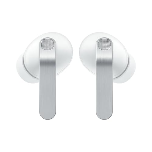 Samsung Galaxy Buds4 Pro, Auriculares Bluetooth, Audio Hi-Fi, Cancelación de Ruido Adaptativa, Llamadas súper claras, Agente IA, Garantía del Fabricante 3 Años+1 Año Extra, Blanco (Versión Española)