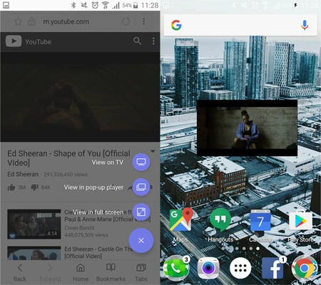 Samsung ブラウザの最近の 2 つの開発