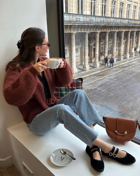 Zapatos Bailarinas Joya Perlas Elegantes Bonitos Piel Oficina Tendencia 2026