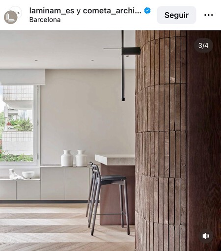 Detalle de la barra de la cocina.