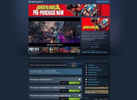 Borderlands 4 Precio Final 80 Dolares Baja De Valor Precio Gearbox