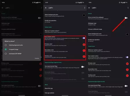 カラーテーマ Android 12