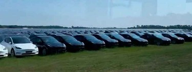Tesla está fabricando tantos coches que le sobran demasiados. Está invadiendo centros comerciales y aeropuertos para guardar todos los que no puede vender