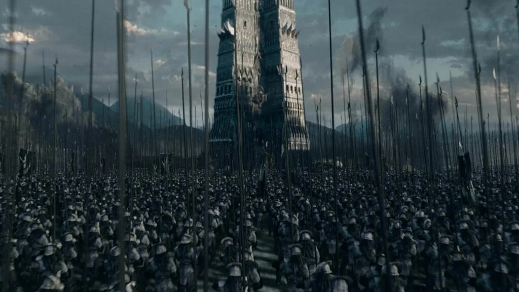 ¿Sabes por qué el ejército Uruk de Saruman en El Señor de los Anillos: Las Dos Torres suena tan brutal? Porque utilizó a 25.000 personas 