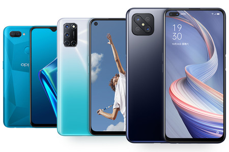 OPPO A92s, OPPO A52 y OPPO A12: la gama media llega a los 120 Hz de refresco y estrena el MediaTek Dimensity 800 con 5G