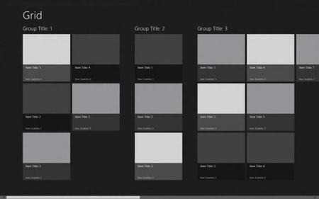 Aplicación Grid Windows 8