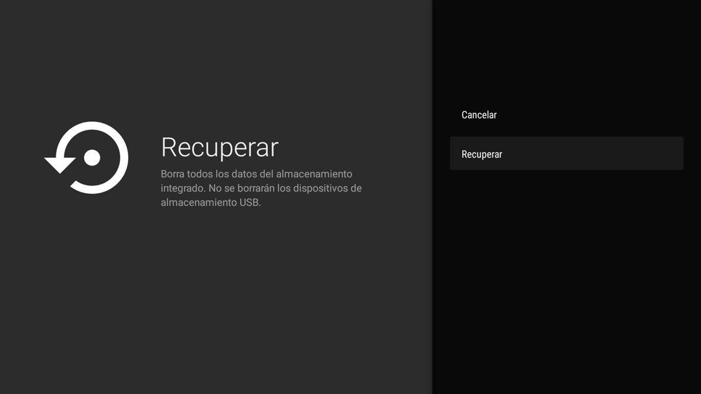Cómo borrar todos los datos de tu Android TV para dejarlo como salido ...