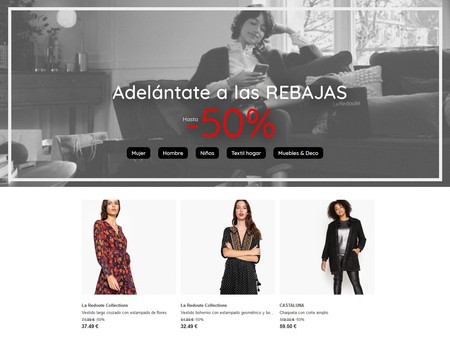 La Redoute nos ofrece descuentos de hasta el 50% en un adelanto de las rebajas de navidad