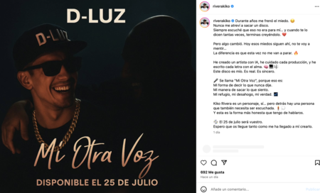 El nuevo Kiko Rivera se presenta en Instagram