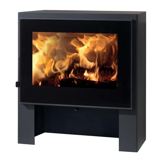 Estufa de leña ECO NAXOS 6,7 Kw + kit de accesorios