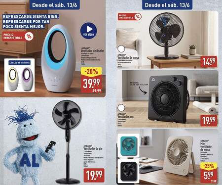 Ventiladores Aldi