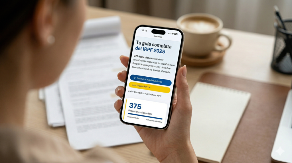 Por fin he conseguido aclararme con las deducciones de la Renta 2025. La clave es un buscador gratis que funciona en el móvil