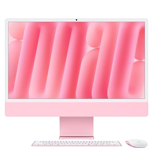Apple iMac Ordenador de Mesa Todo en uno con Chip M4, CPU y GPU de 8 núcleos: 256 GB 