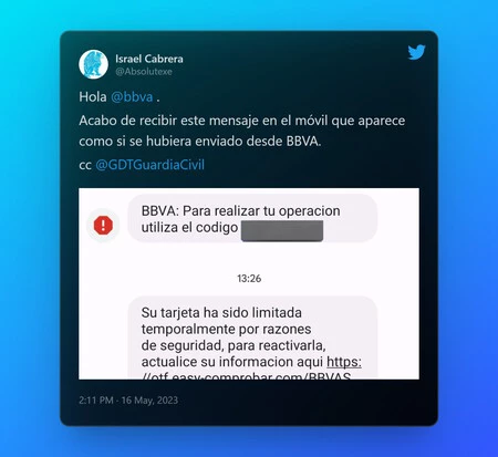 イスラエル・カブレラによるツイート