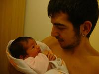 La foto de tu bebé: Ariadna y su papá