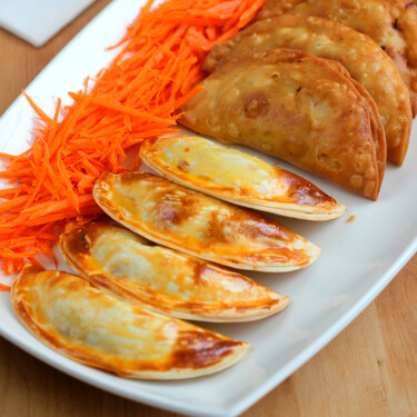 Receta fácil de empanadillas de carne, para cocinar fritas o al horno