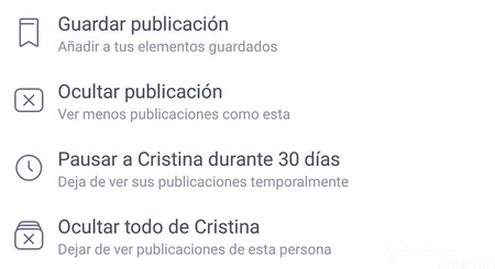 Cómo silenciar publicaciones de amigos y páginas de Facebook durante 30 días