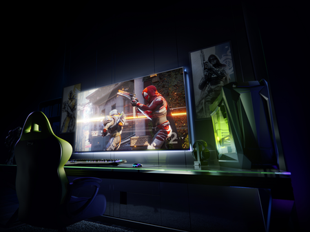 NVIDIA vuelve a Android TV con un espectacular monitor de 65 pulgadas, 4K, 120Hz y juego en streaming